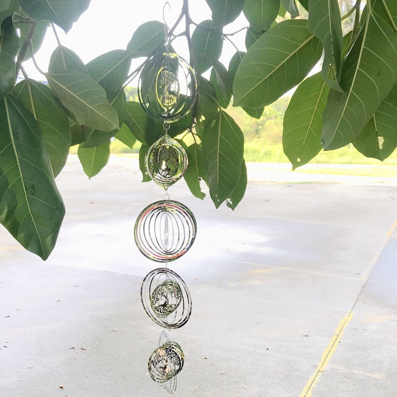 3D Rotating Wind Chimes